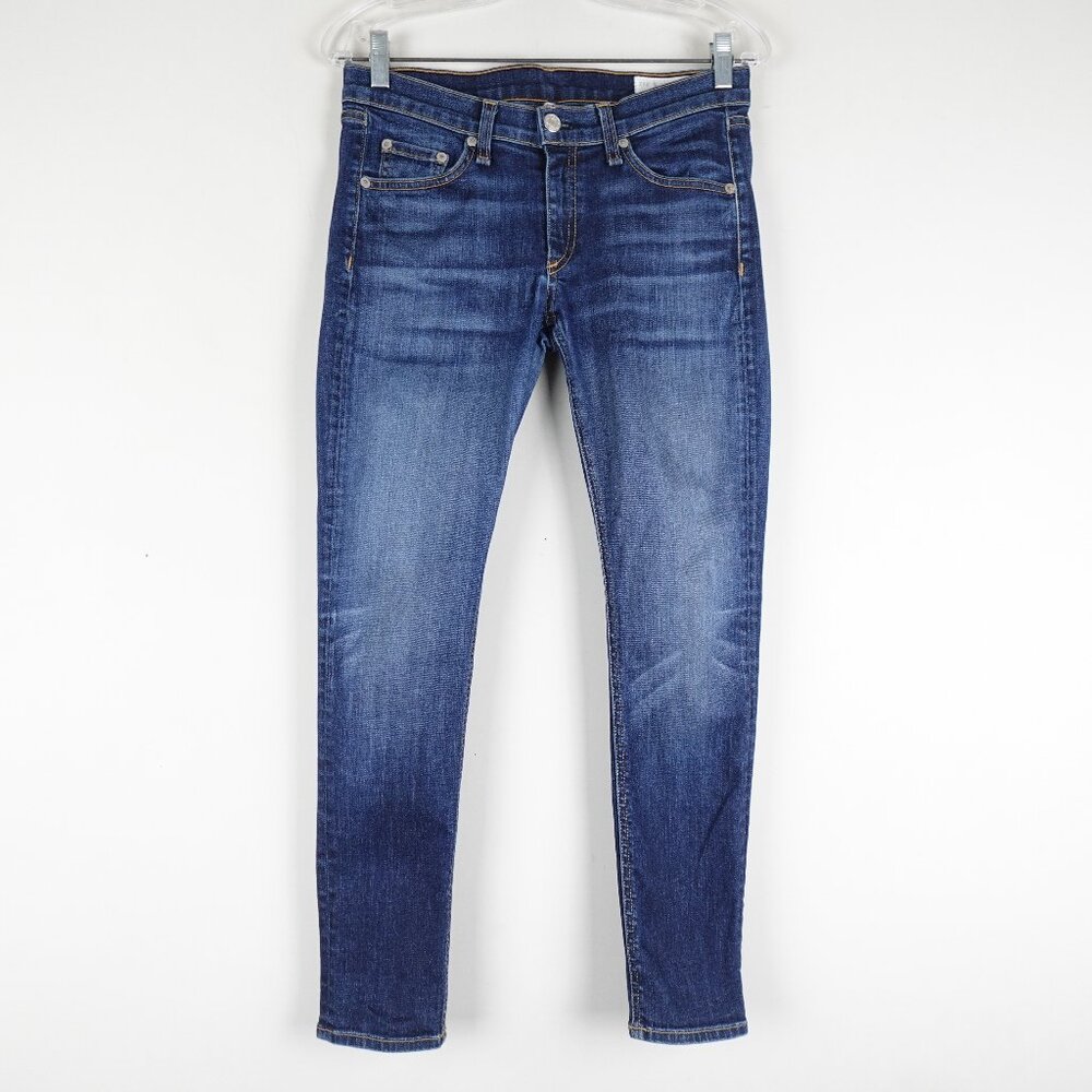 rag & bone Capri Jeans Womens 28 (30x27) Skinny Stretch Denim